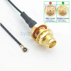 IPX4 WFL W.FL MHF4 to RP-SMA Female Bulkhead Waterproof Coaxial Cable Kable for Intel Wireless 9260 9260NGW 9260AC 9560 9560NGW