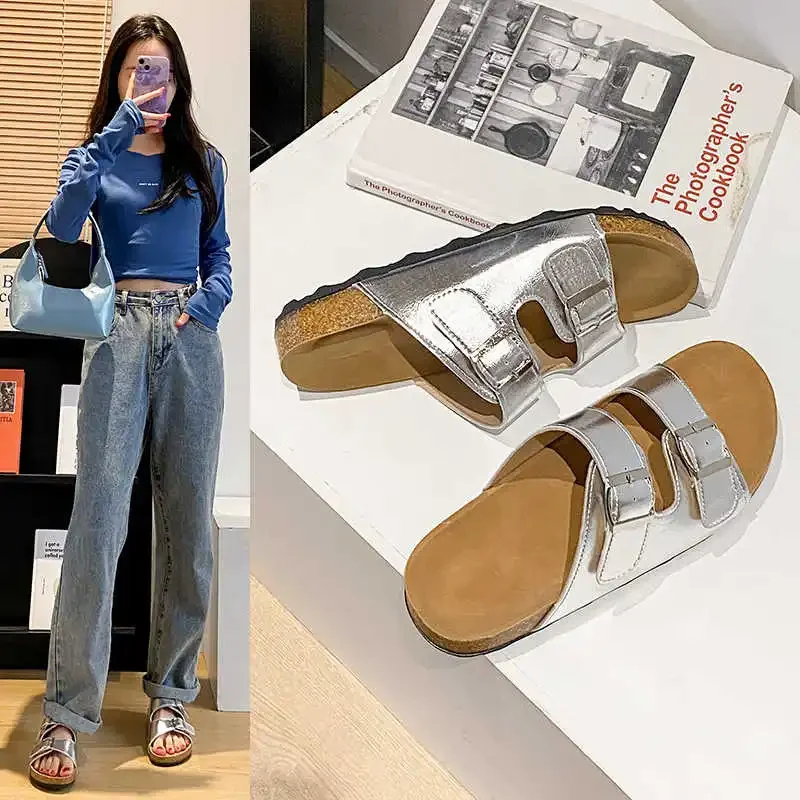 Nonslip Half Women's Orange Shoes Beach Flip Flop Woman Sandals Summer Sneakers Sport 2025summer Functional Hospitality