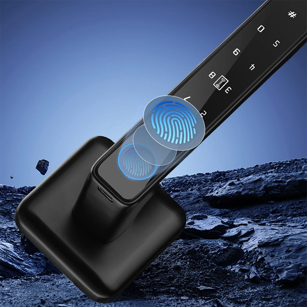 Цифровой умный дверной замок Tuya, несколько методов, ручка, ключ отпечатков пальцев, клавиатура, электронный замок, домашний дом, квартира