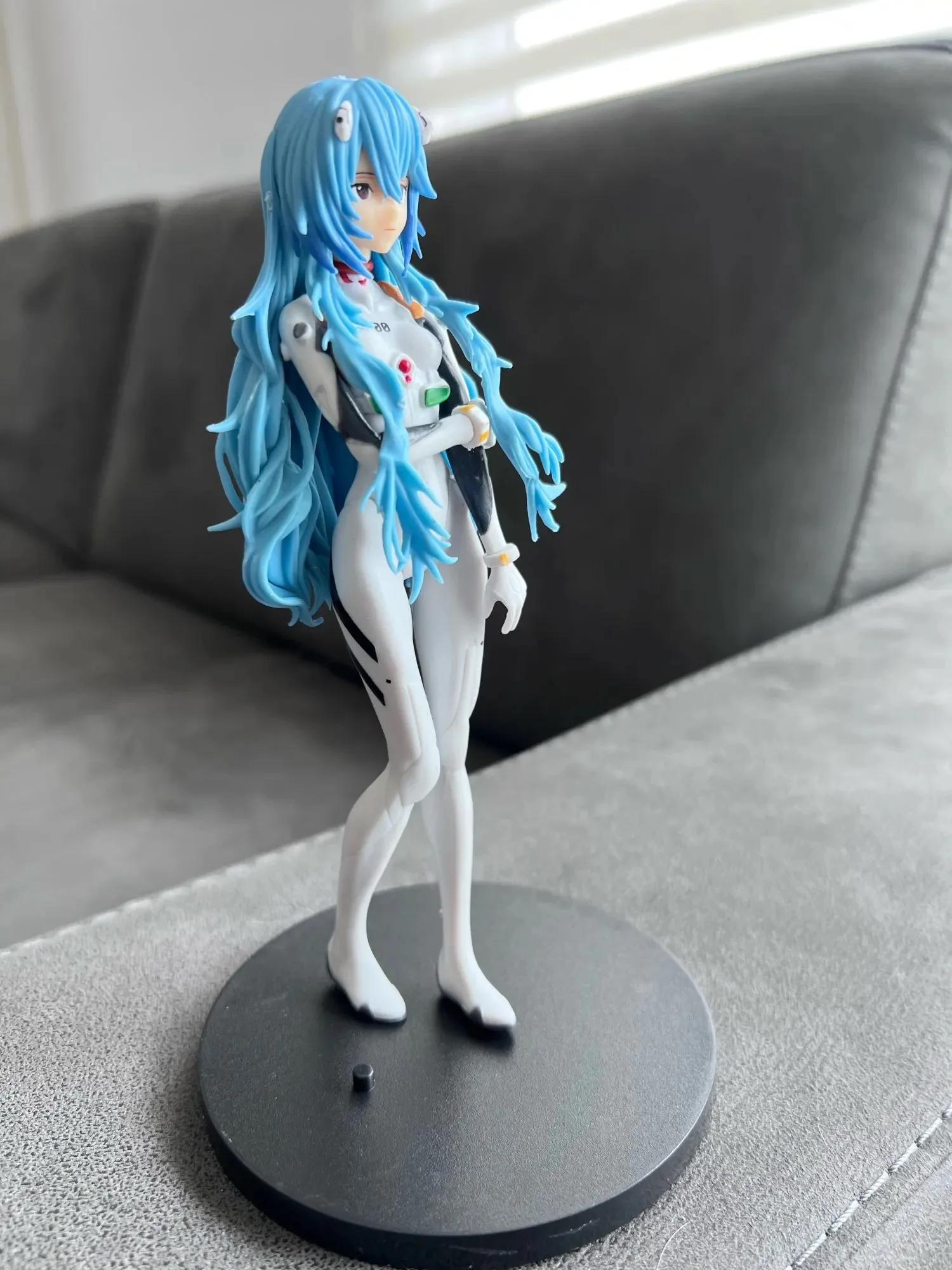 18cm Neon Genesis Evangelion Ayanami Rei Figure - Kawaii Anime PVC Model, Collectible Toy Doll, Perfect Ornaments Gift