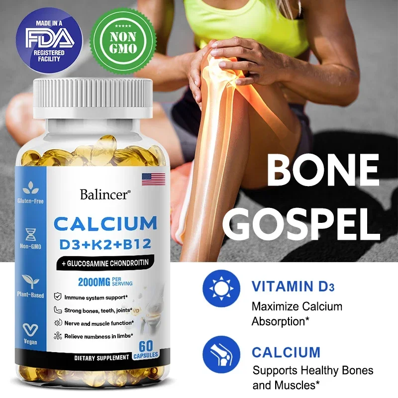 Glucosamine Chondroitin Supports Strong Bones and Muscle Health, Teeth Improves Blood Circulation Relieves Numbness in The Limbs