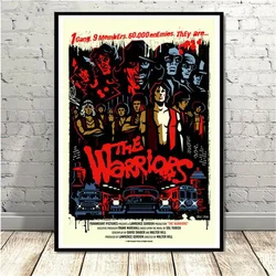 Classic Film THE WARRIORS Canvas Art Print Ideal for Living Room Decor Captivating Home Wall Picture