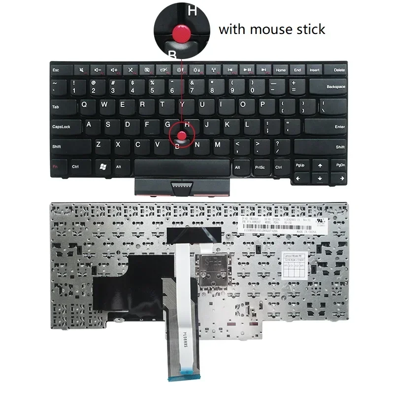 

New US Keyboard For Lenovo ThinkPad Edge E430 E435 E330 E430C E430S E445 E335 S430 T430U Laptop English Keyboard