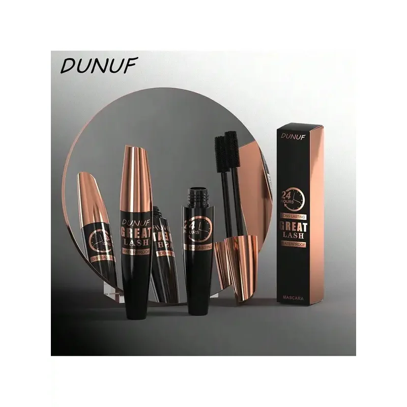 Mascara à cils en Fiber imperméable, 1 pièce, 2 pièces et 5 pièces, pour cils épais et bouclés, formule noire longue durée, idéale