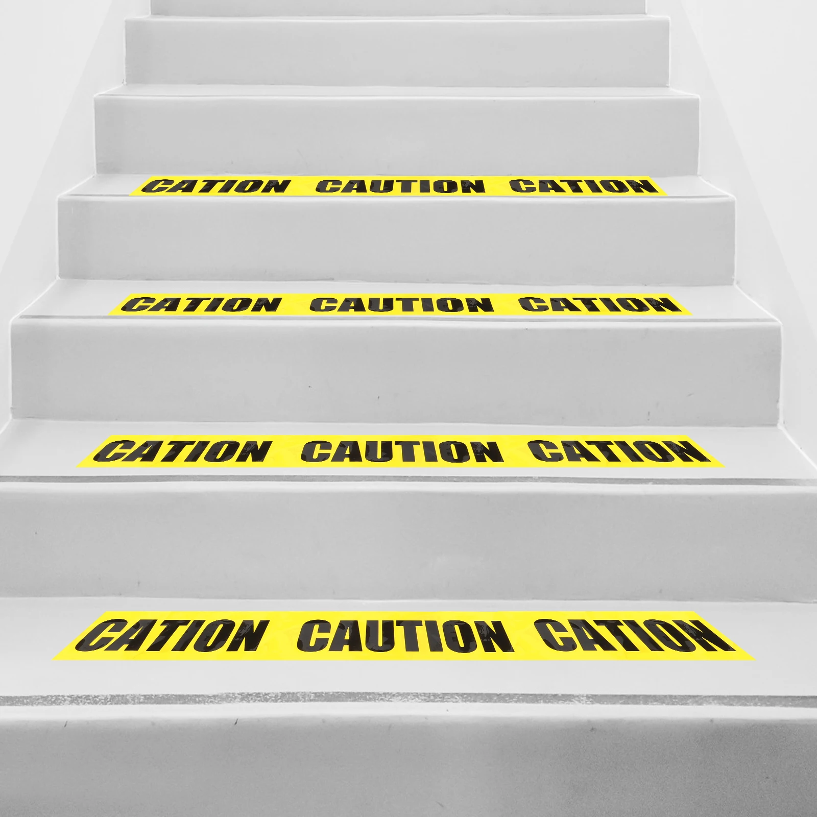 

DIY Halloween Sticky Yellow Caution Tape Warning Tape for Floor Safety Anti-Slip Warning Label Halloween Supplies
