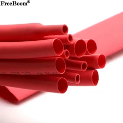 1~10m Heat Shrink Heatshrink Tube 2:1 Red Diameter 0.6mm ~ 80mm Tubing Sleeving DIY Wrap Wire Repair Cable Protecctor