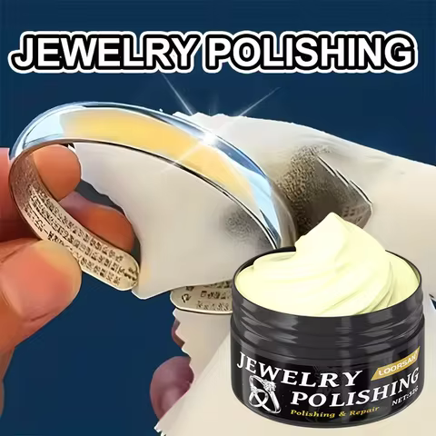 LOORSAN Jewelry Polishing Cream 32G Gold Silver Ring Bracelet Cleaning Sparkle Tarnish Remover Restore Shine Restore Luster Care