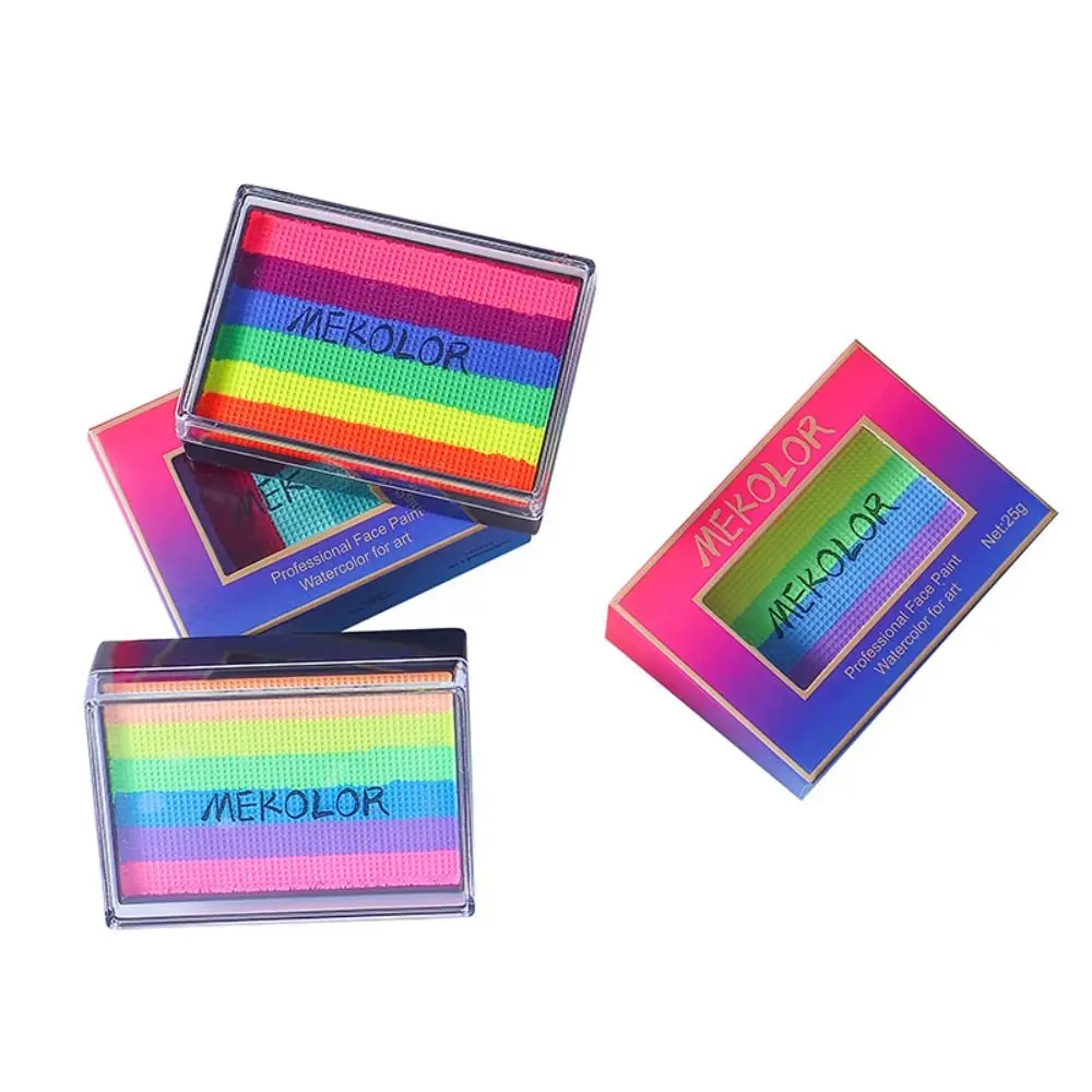 

Birthdays Water-Soluble Face Painting Palette Bright Colors High Saturated Body Painted Portable Non-Toxic Painting Box Children