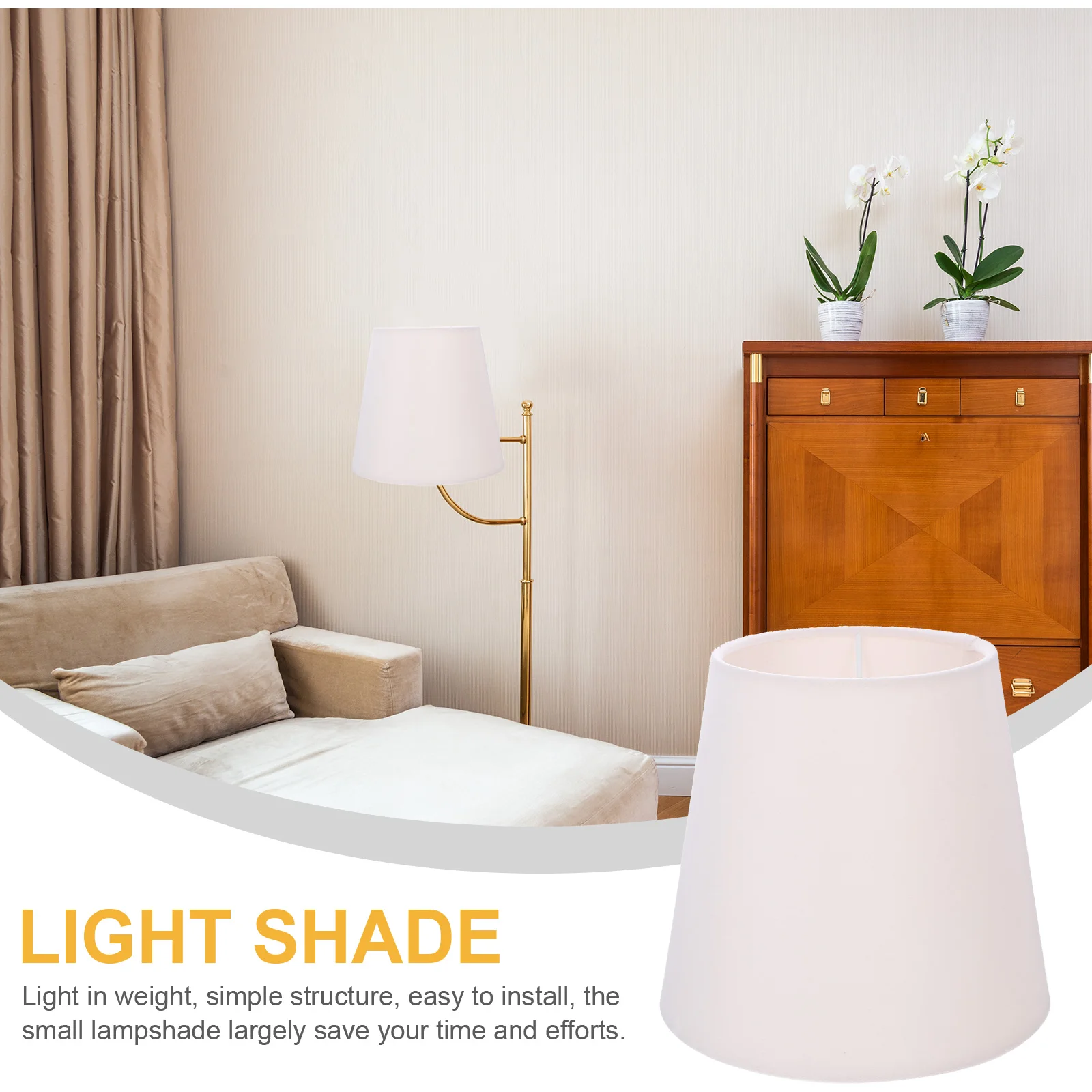 

Тканевый абажур для настольной лампы, декоративный маленький свежий дизайн, абажур для настольного ночника, сменный чехол для внутренней лампы