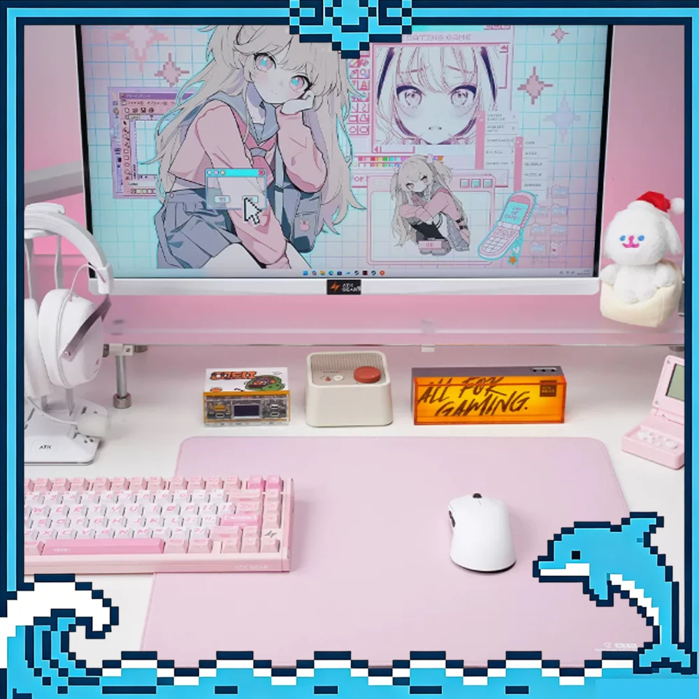 

Atk Kong Xsoft Esports Mouse Pad Anti Slip Pad Desktop Gaming Gears PORON CSGO Pads Custom Made Mechanical Keyboard for Gamer