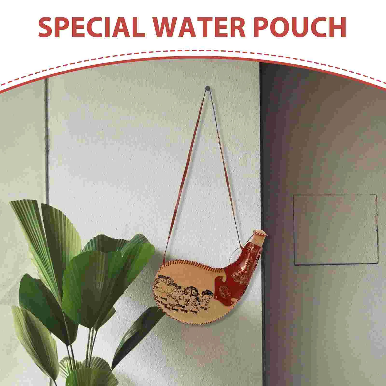 Ancient Water Bag Special Pouch Portable Waterbottle Bota for Exquisite Milk Photo Container Holder