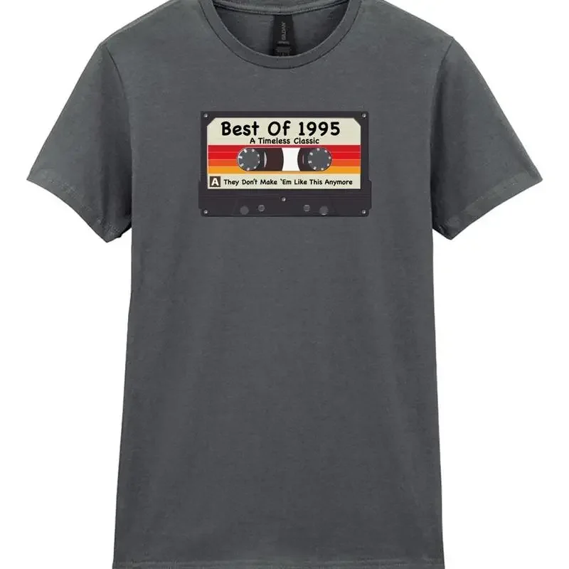 Womens 30Th Birthday T Shirt Best 1995 Cassette Tape Music 30 Timeless Classic