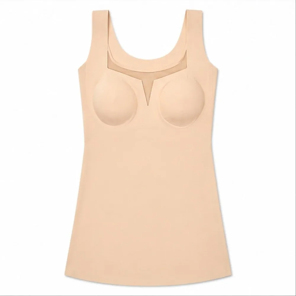 Seamless Thermal Underwear Sleeveless Keep Warm Base Layer Vest Autumn Winter with Chest Pad Bottoming Camisole Four Seasons