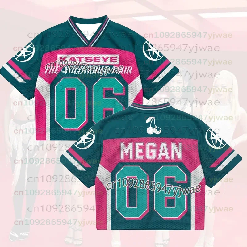 KATSEYE Konzert Unisex Jersey Locker Modische Streetwear Yoonchae Lara&Sophia Daniela Fans T-Shirt Sommer Herren Damen T-Shirts – Detail 9