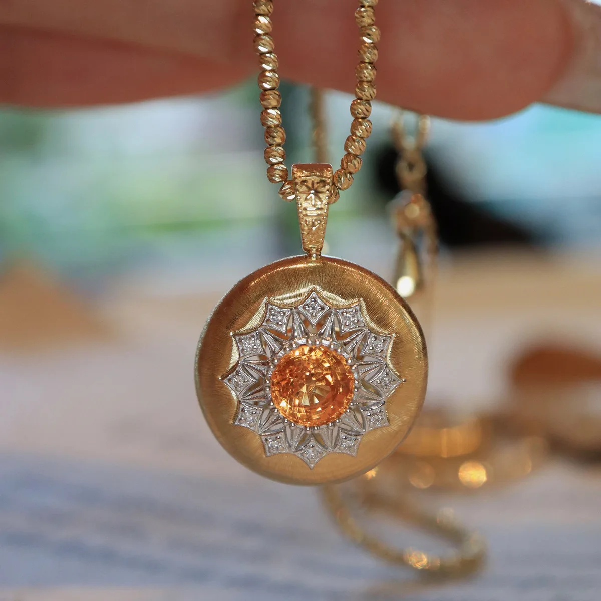 

Винтажный роскошный дизайн, серебро 925, круглый тюль, кулон, веревка-цепочка, ожерелье, двухцветное спасбортин, гранат, циркон, колье, ювелирные изделия