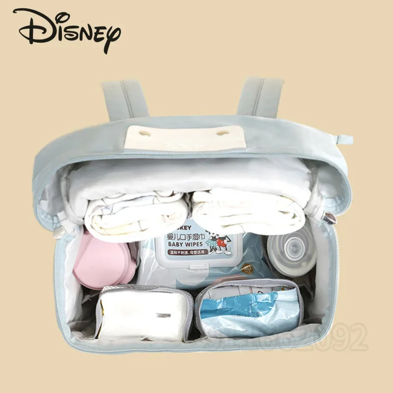 Disney Mickey\'s New Diaper Bag Backpack Luxury Brand Baby Bag Original Cartoon Fashion Baby Diaper Bag Large -capacity Backpack