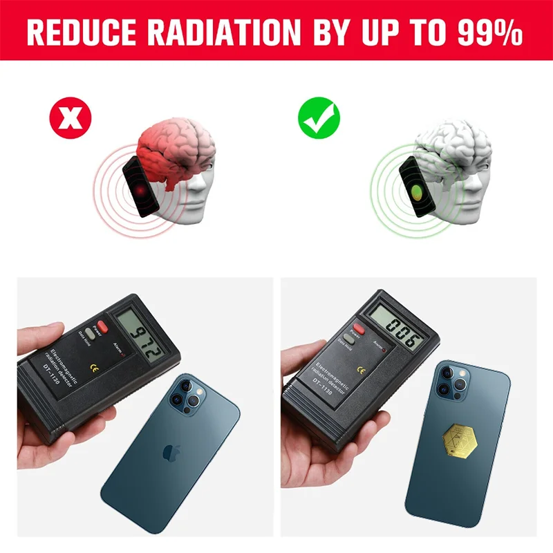 بيع محدود! 99% ملصق حماية EMF - كتل 5G، WiFi، إشعاع الهاتف - حماية 3X #5