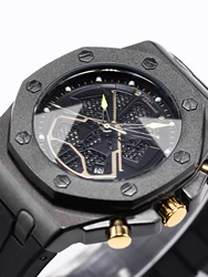 Denvosi Mechanical watch Casual fashion features design personality men waterproof wrist watch industrial style