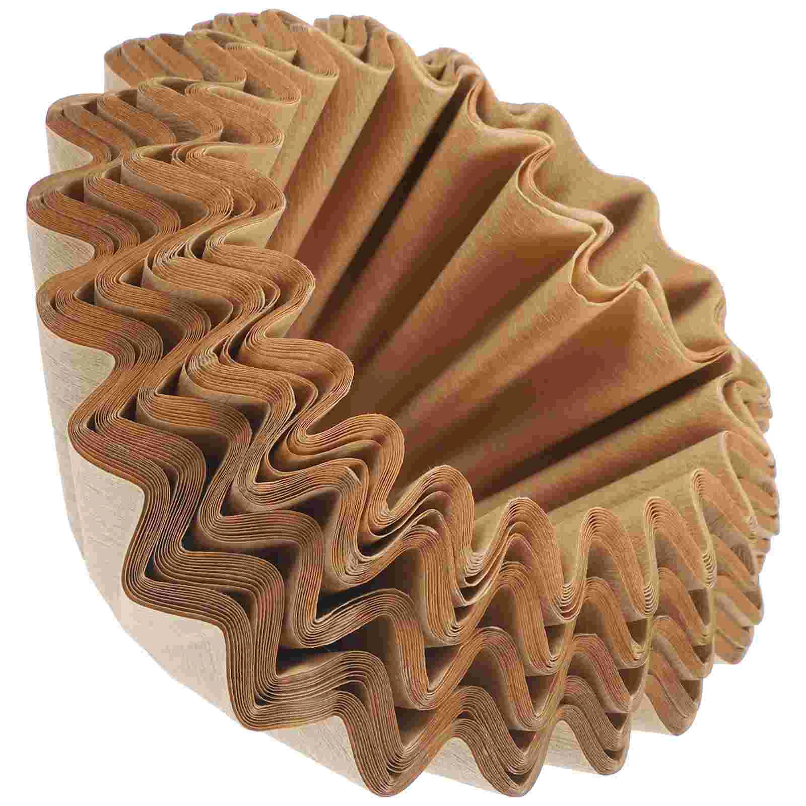 50pcs Coffee Filter Drip Type Hand-brewed Paper Cake Bowl Cup Cups for Espresso Powder Filtering Machine Maker