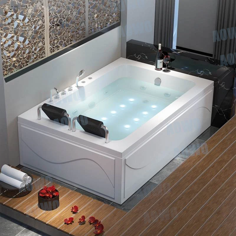 New Design Bagno Home Use Hydromassage Jakuzi Indoor Small Yacuzzi Bath Tub Baignoire Balneo Popular Bathtubs Jakuzzy