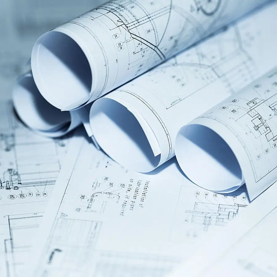 Wide Format Paper,4 Rolls Plotter Paper 36 In x 150 Ft, 20lb CAD Bond Rolls on 2 Core for CAD Printing on Wide Format Ink Jet Pr