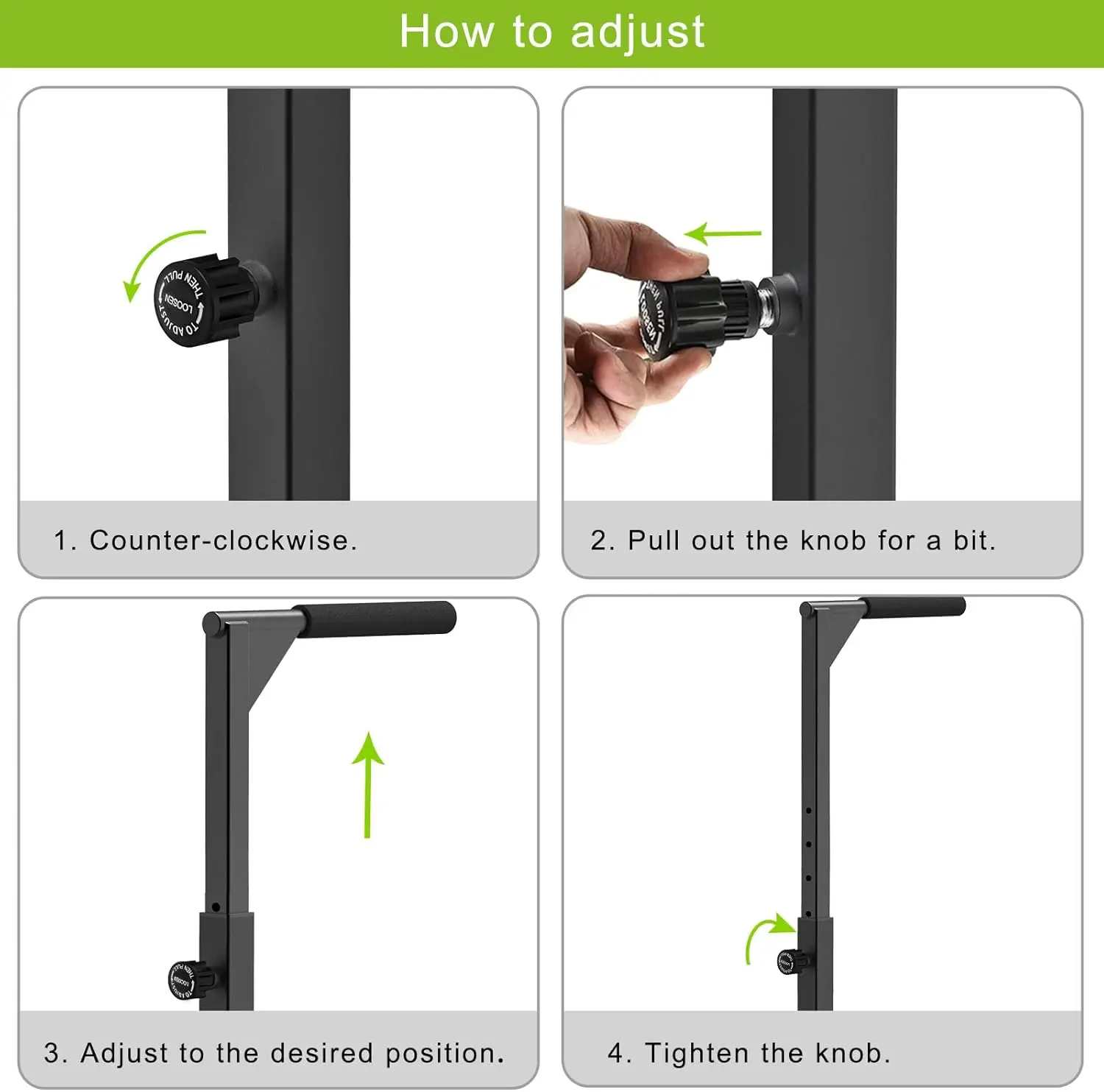 Heavy Duty Steel Multi-Functional Adjustable Fitness Equipment Strength Training Parallel Bars Dip Bars Stand Chin-up Bar