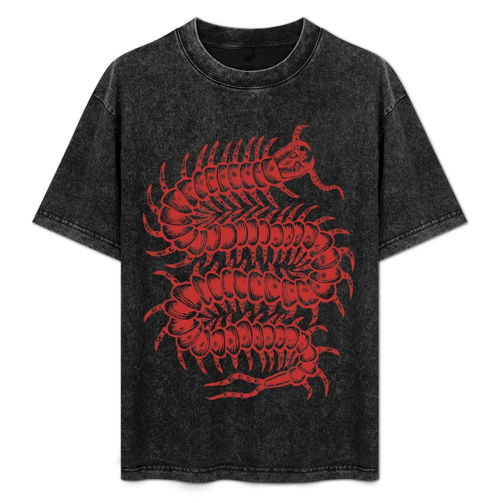 

Centipede Adventure T-Shirt Fashion Print Casual Short Sleeve