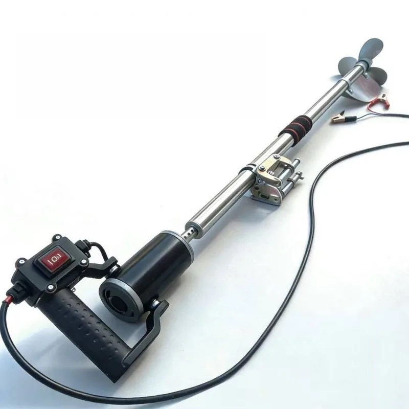 

Propeller handheld plastic outboard motor hanging inflatable fishing boat 12v electric motor propeller modification