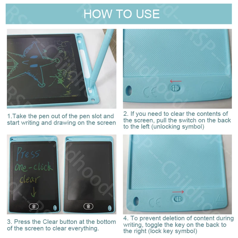 8,5 Zoll elektronischer Handschriftblock Schreibtafel Zeichentablett LCD-Bildschirm Schreiben digitales Grafikspielzeug für Kinder Weihnachtsgeschenk