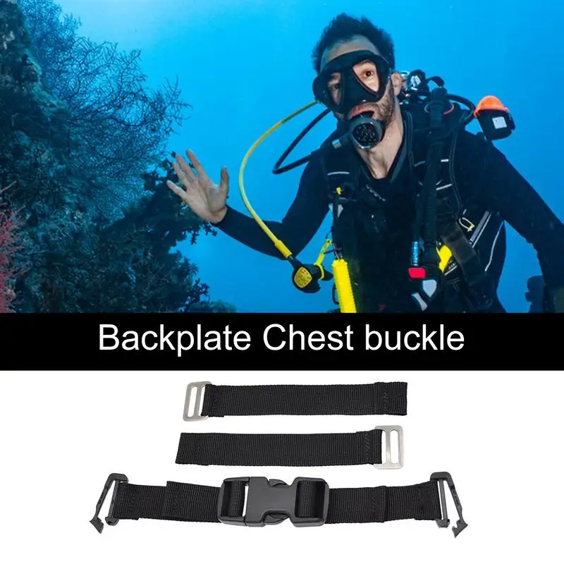 

Scuba Diving Harness Adjustable Quick Release Chest Strap Replacement Heavy Duty Adult Backpack Sternum Strap For Outdoor