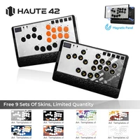 Controlador Hitbox de Fightstick sin palanca de C-AT magnético Haute42 para PC/PS4/PS5, controlador sin palanca para Arcade Stick, Hitbox