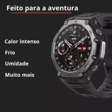 Amazfit T-Rex 3 Relógio Inteligente Robusto/Militar 48mm, GPS (com Privacidade), Mapas Offline, Longa Vida da Bateria,328 Pés Re