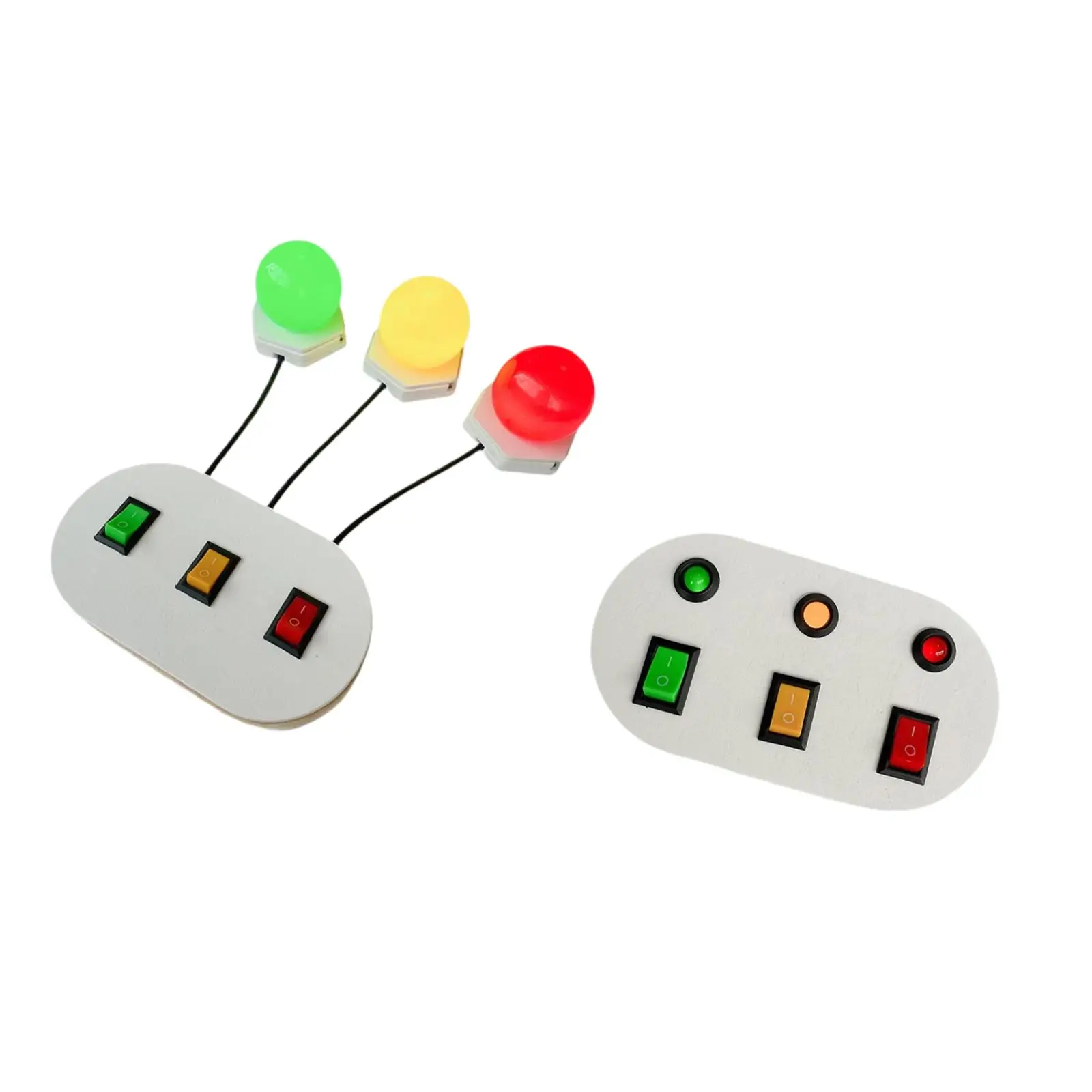 Light Switch Sensory Board Indoor Play Game Learning Activities Red Green Yellow