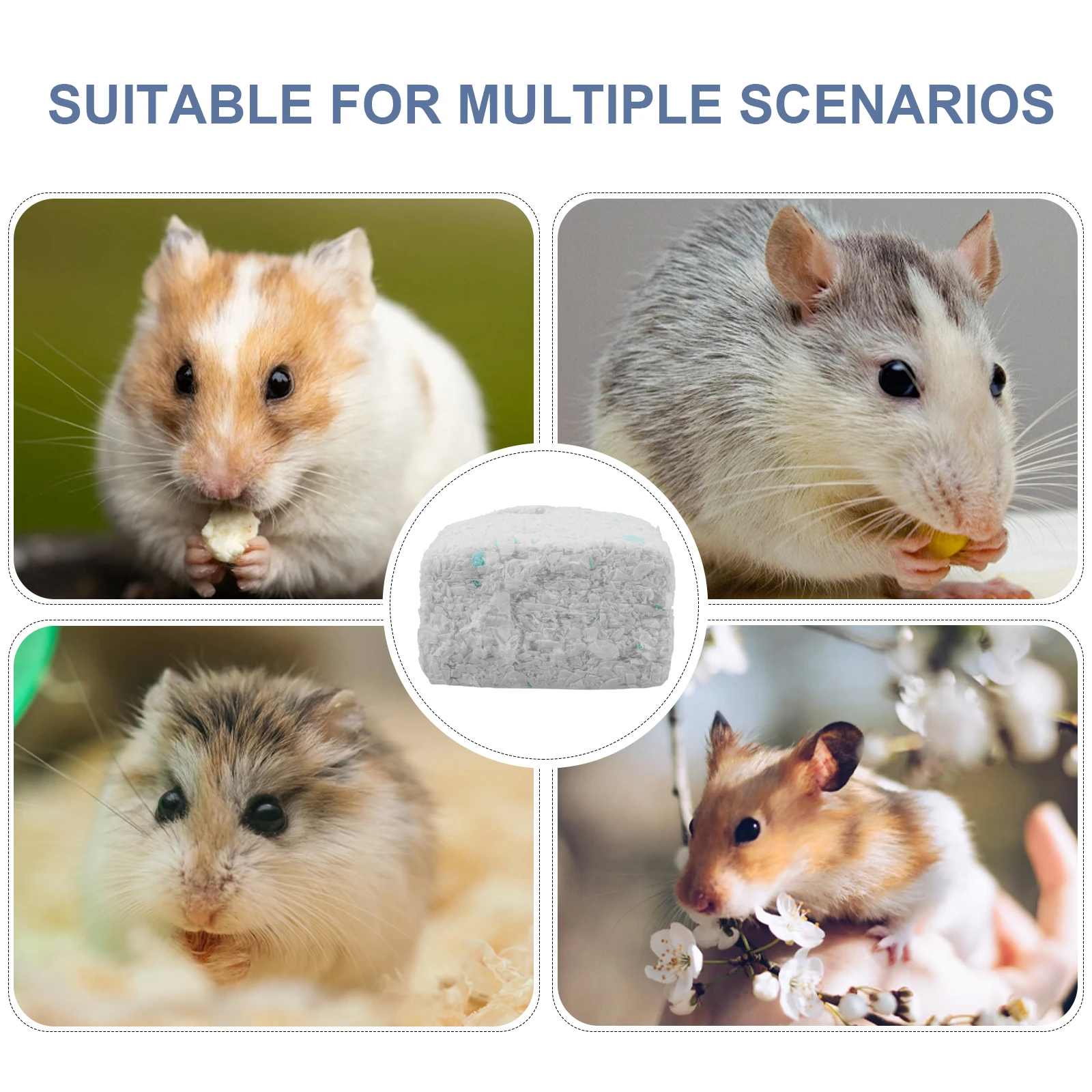 

Absorbent Bedding Small Pet Wood Shavings Hamster Rabbit Guinea Pig Nesting Material Cage Liner