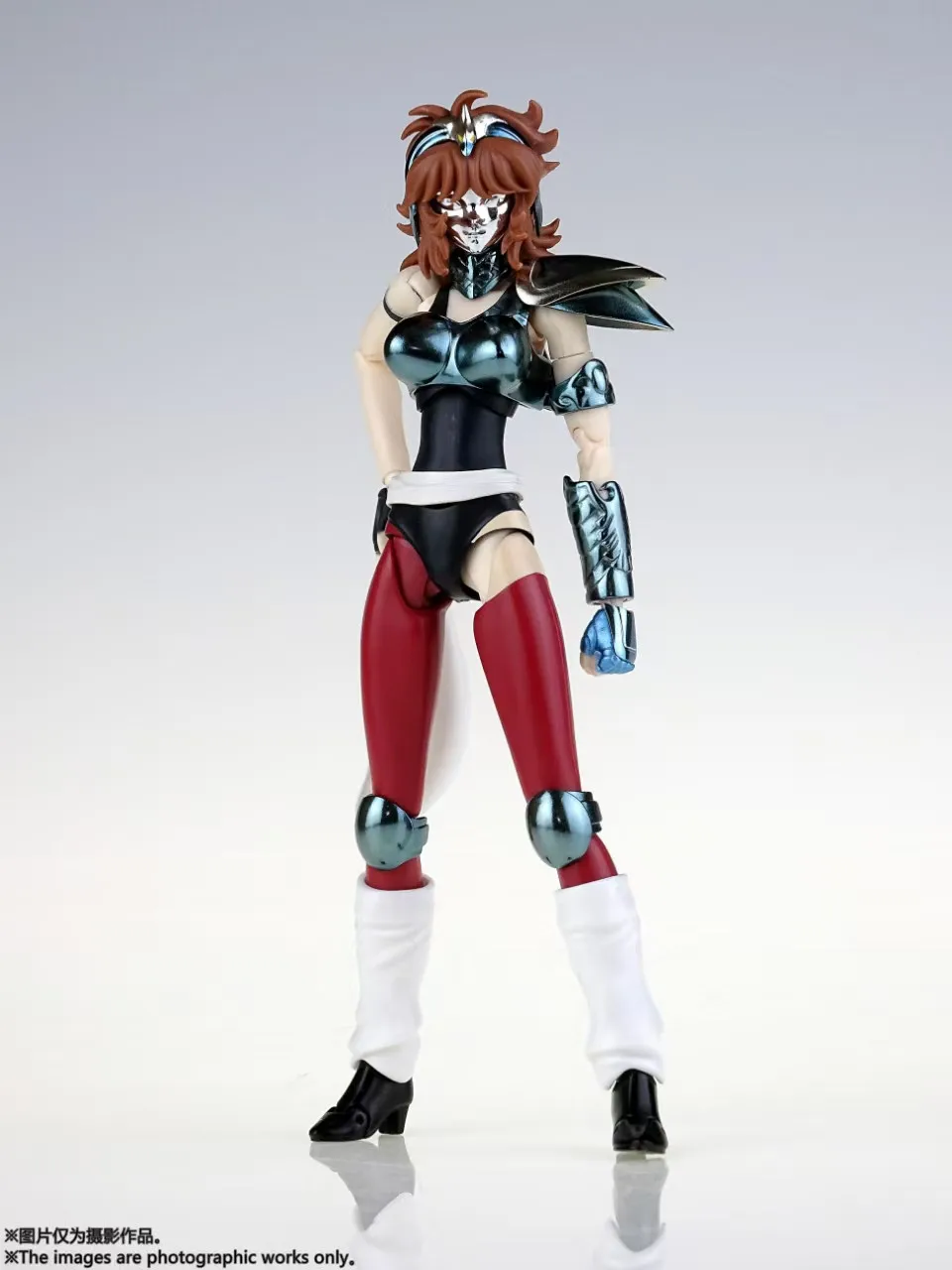 

Серебряная подвижная фигурка из сплава Saint Seiya Magic Bell Body Aquila, модель на складе