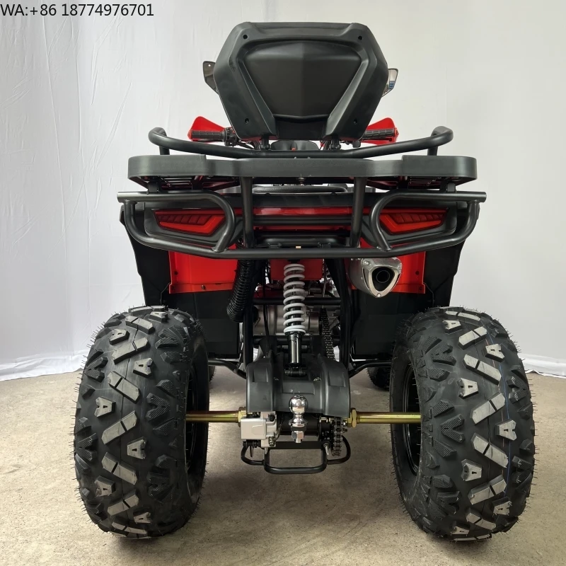 Used 200cc 4WD Automatic  Farm ATV Quad Bike  200cc 4-Seater Big Powerful Gas Quads Heavy Duty 4x4  ATV with Alloy Chain Drive