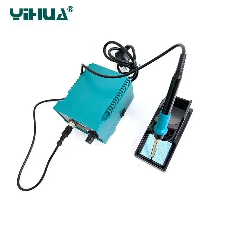 YIHUA 937D High Quality 110V/220V Temperature Control Digital Soldering Station Rework Stations Pluggable Hot Air Gun