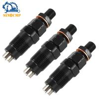 3Pcs Fuel Injector Nozzle 1G677-53903 1903-3015 Common Rail Injector Assembly For Kubota B2320 KX71-3S RTV1100 D1105 V1505