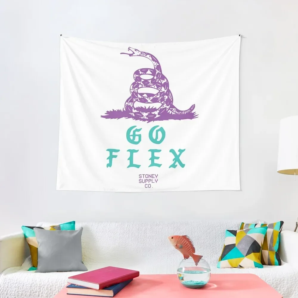 

Don't Tread On Me, Go Flex Stoney Supply Co Tapestry Home Decorating Room Decorator Aesthetics For Room For Bedroom Tapestry