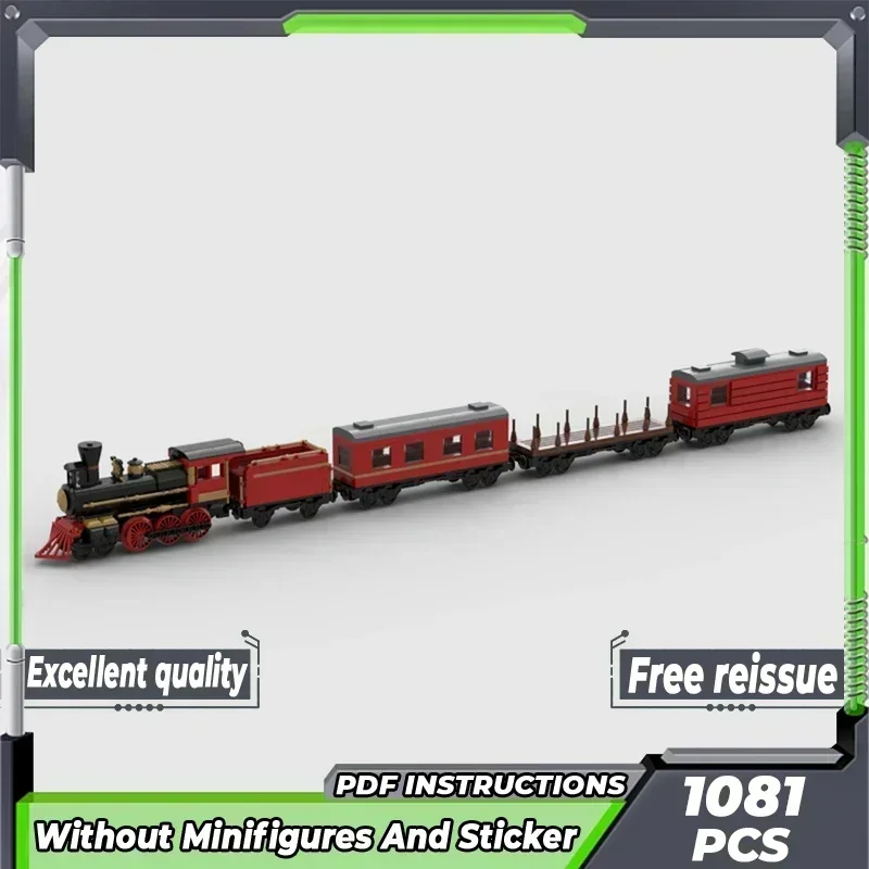 

Moc Building Bricks Знаменитая городская модель автомобиля Далекий Западный поезд Технология Модульные блоки Подарки Рождественские игрушки Наборы «сделай сам» Сборка