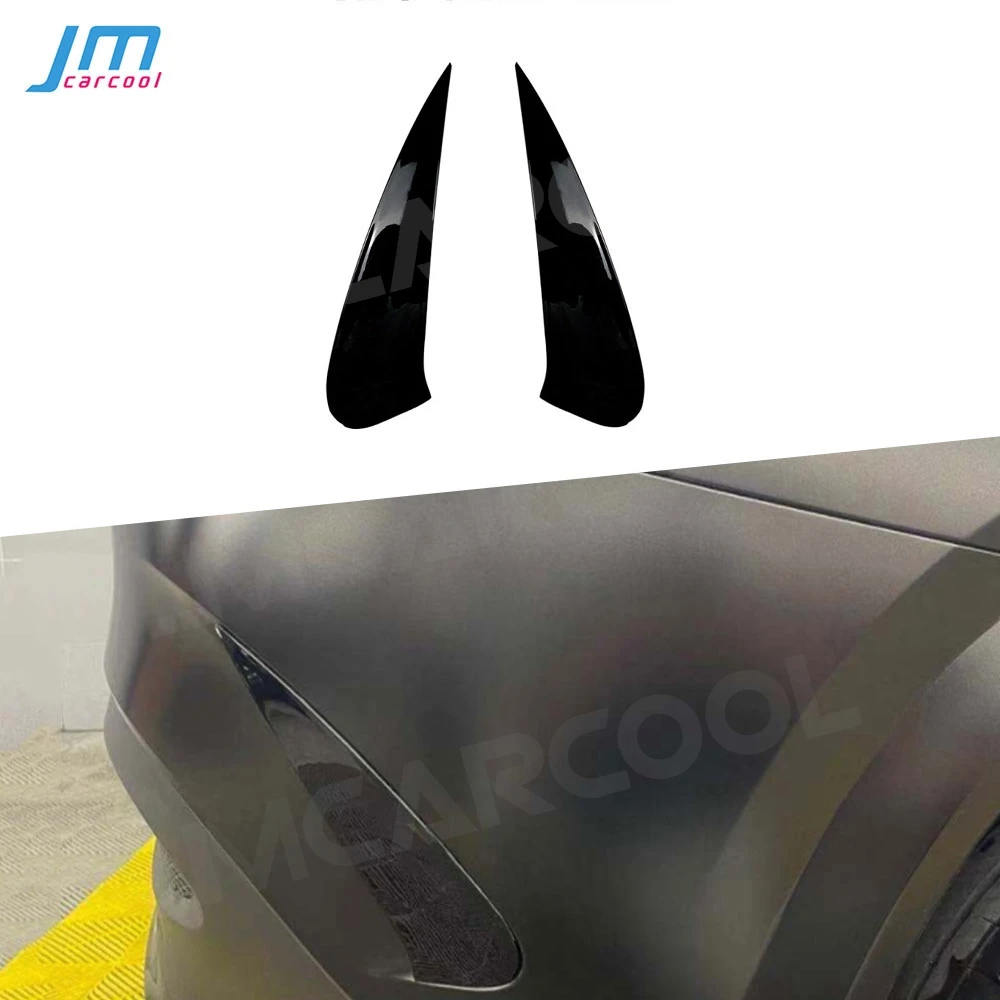 

ABS Carbon Look Car Rear Bumper Lip Splitters Flaps Apron for Mercedes Benz GLE Class C167 GLE53 AMG Coupe 2020+