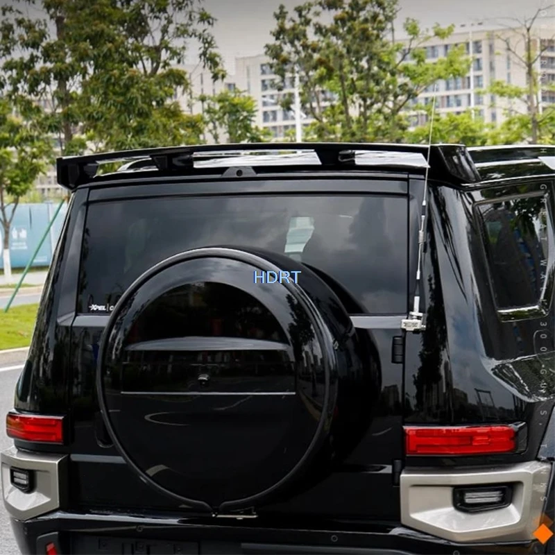 Car Styling Roof Spoiler Cover Fit For Great Wall GWM Tank 700 2024 + Sport Fixed Wind Tail Wing Accessories Exterior Sticker