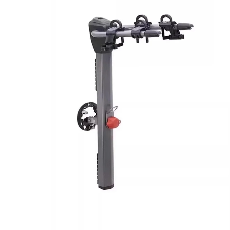 

Modify the car fixed bicycle bracket and hang the spare tire frame behind it.