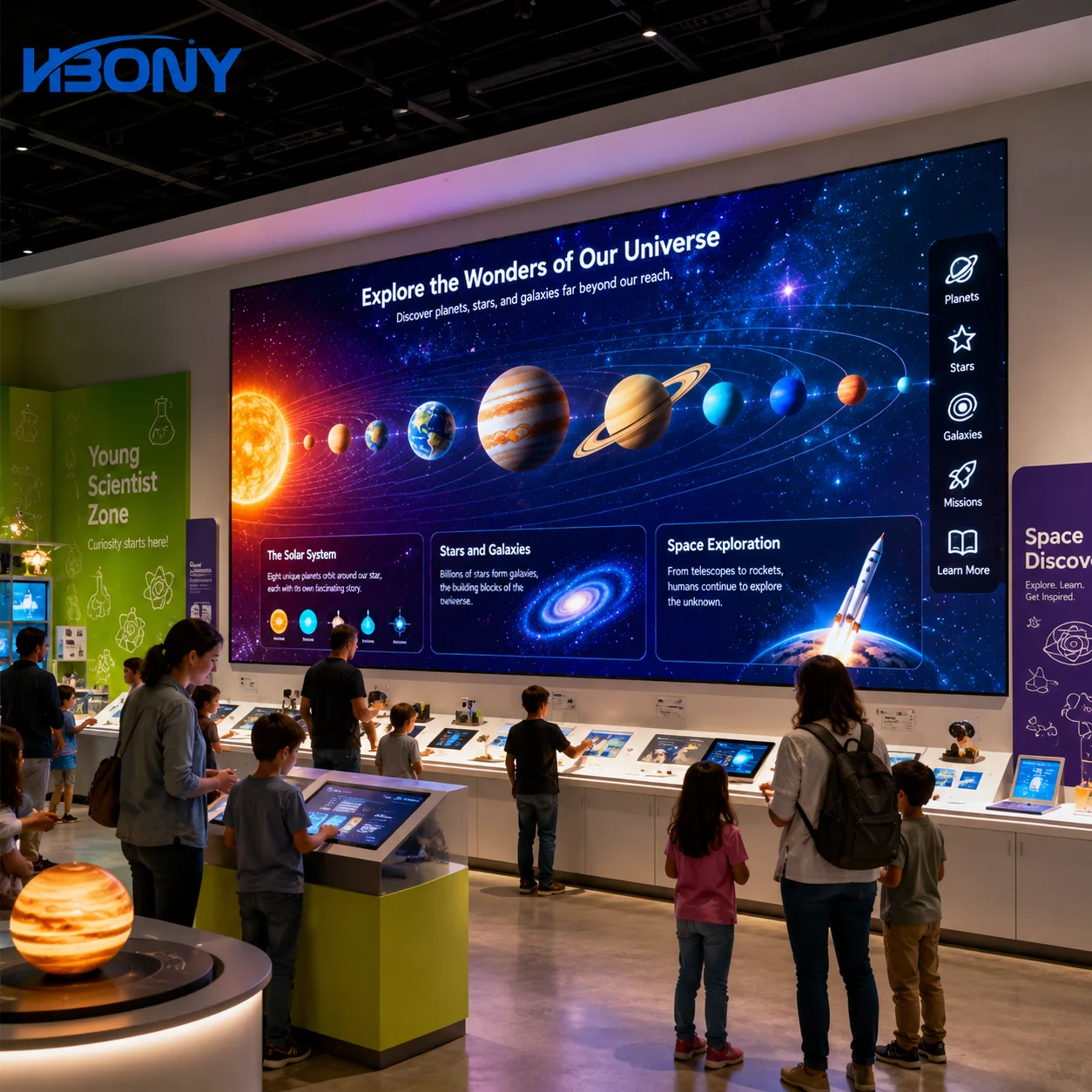 

Professional P2.5 Indoor LED Screen Fixed Installation Advertising Video Wall for Showroom Boutique Store Front Service HD