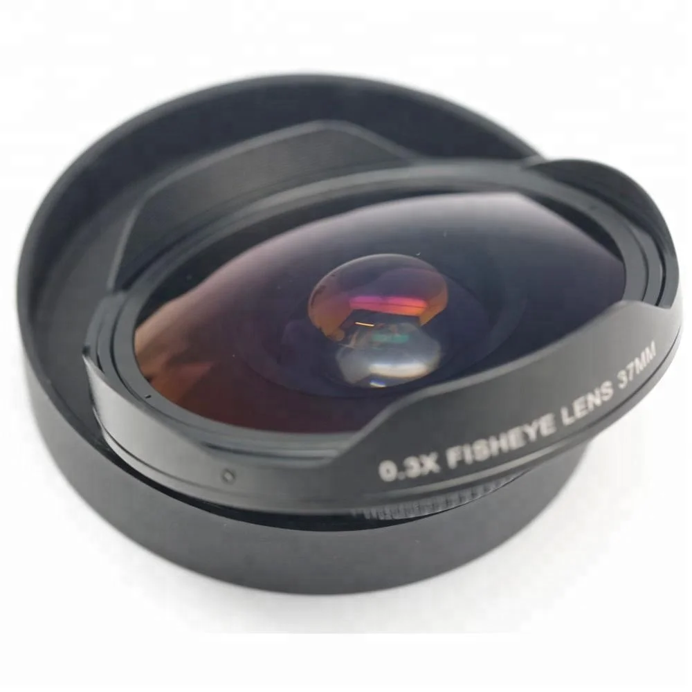 0.3X fisheye camcorder lens , 52mm/58mm camcorder lens