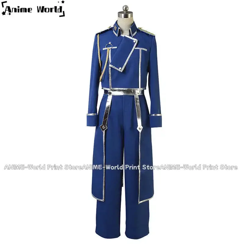 《맞춤형 사이즈》애니메이션 강철의 연금술사 로이 머스탱 코스프레 의상v;6,a'3.k;8,