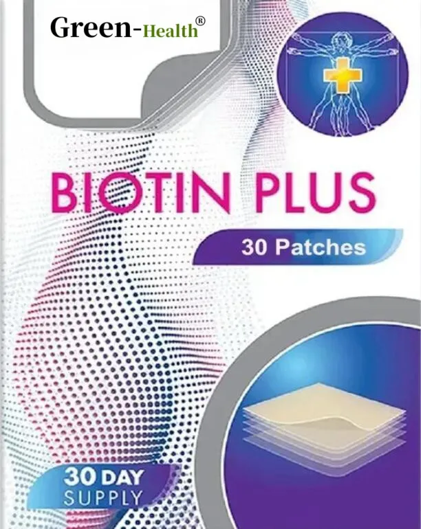 Biotin Plus Transdermal Patches - 30 Patches One Month Supply