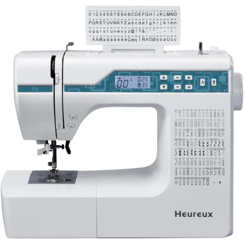 Computerized Sewing and Quilting Machine, 200 Built-in Stitches, LCD Display, Automatic Needle Threader, Twin Needle, Z6