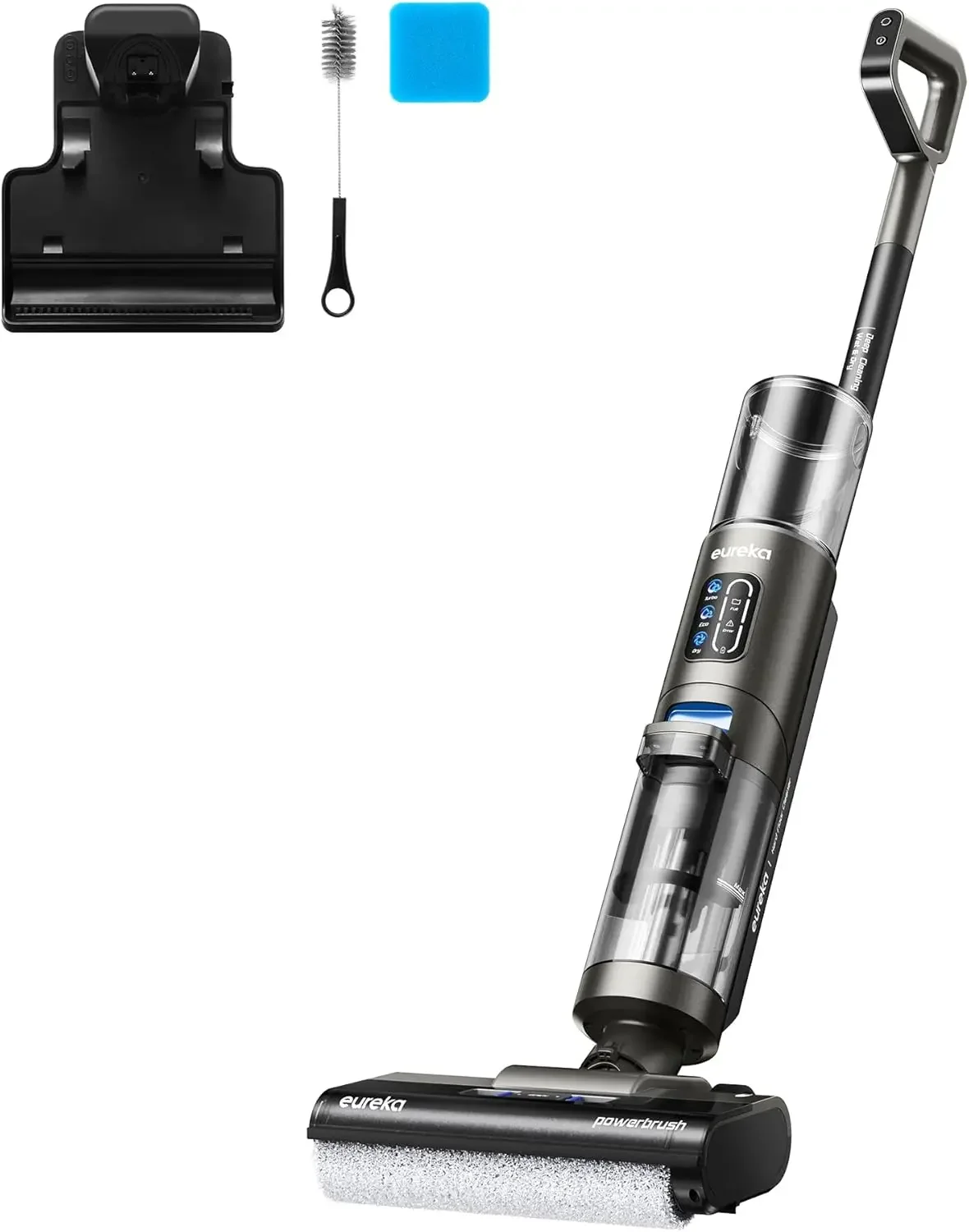 Cordless Wet Dry Cleaner Self Cleaning Vacuum and Mop Combo, 3 Modes, Good for Hard Floors Pet Hair Sticky Messes, RapidWash NEW