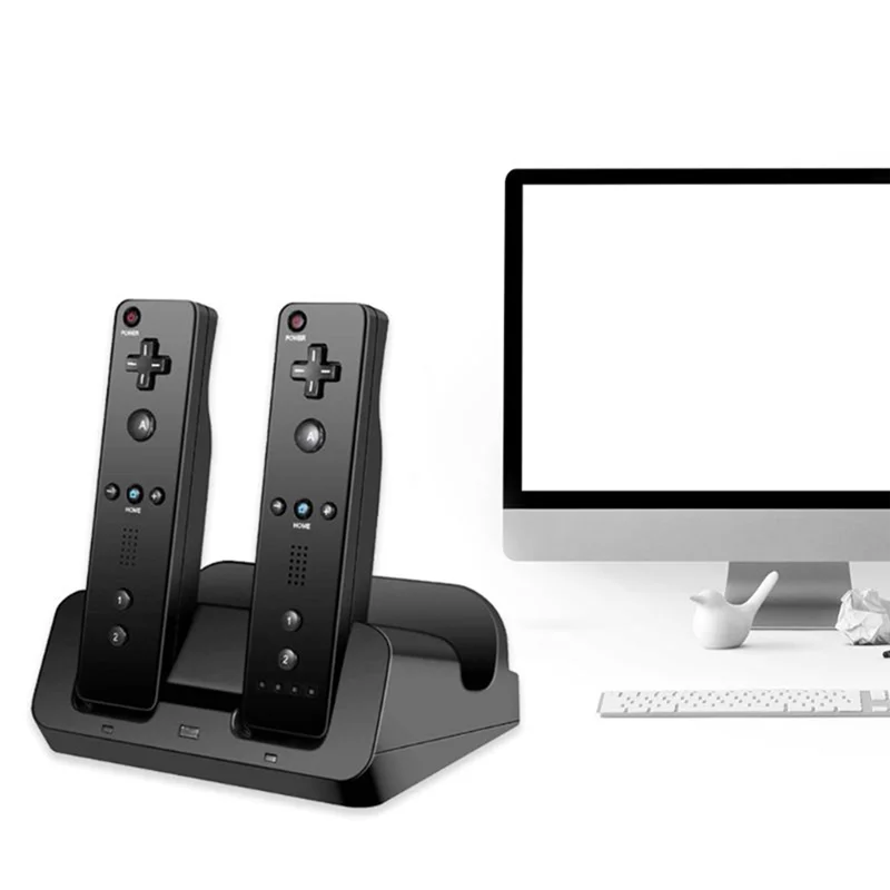 

T35C Smart Charging Station Dock Stand Charger for U Gamepad Remote Controller A9LC(White)